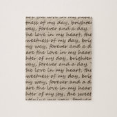 Forever en een daggedicht legpuzzel (Verticaal)