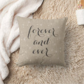 Forever en Ever Burlap Cushion Kussen (Deken)