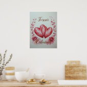 Forever Enchanted Twin Hearts Poster (Keuken)