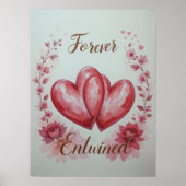 Forever Enchanted Twin Hearts Poster (Voorkant)