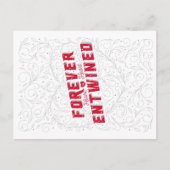 FOREVER ENTWINED / VALENTIJNSDAG BRIEFKAART (Voorkant)