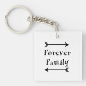Forever Familie - Adpotiondesign Sleutelhanger (Voorkant)