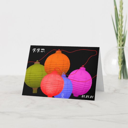 Forever Family Day-On Black Kaart (Voorkant)