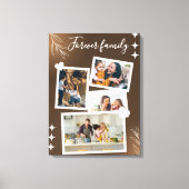 Forever Family Personalized Photo Collage Canvas Afdruk (Voorkant)