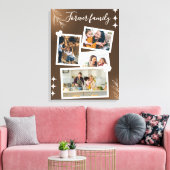 Forever Family Personalized Photo Collage Canvas Afdruk (Insitu (Woonkamer))