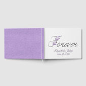 FOREVER Floral Text For Wedding Gastenboek (Volledig)
