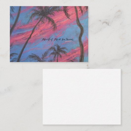 Forever Flutters Notitiekaartje (Voorkant / Achterkant)