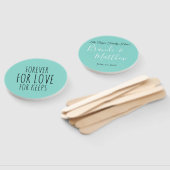 Forever for Love Wedding Suite Ceremony Reception Handwaaier (Niet-gemonteerd)