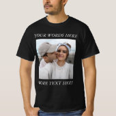 Forever Framed T-shirt met eigen foto en tekst (Voorkant)
