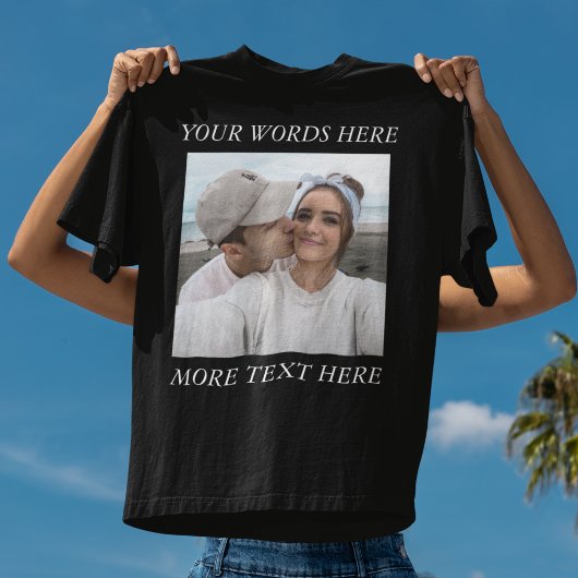 Forever Framed T-shirt met eigen foto en tekst