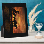 Forever Free Horse Memorial Fotoplaat (Zijkant)