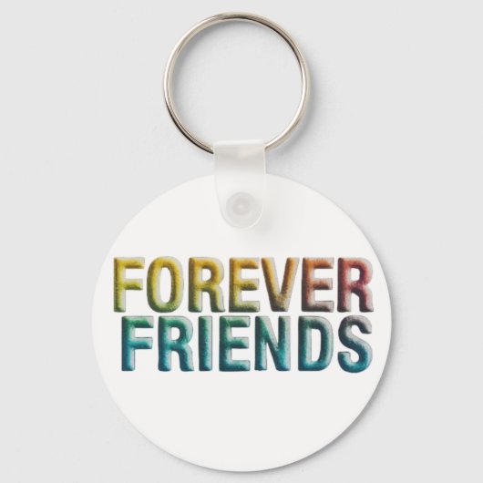 Forever Friends Aluminium Circle Sleutelhanger (Voorkant)