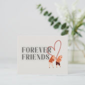 Forever Friends: briefkaart oefenen (Staand voorkant)