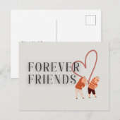 Forever Friends: briefkaart oefenen (Voorkant / Achterkant)