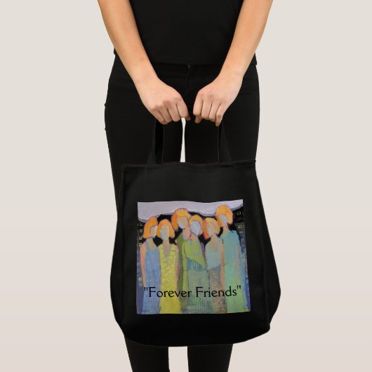"Forever Friends"-Canvas tas (Voorkant (product))