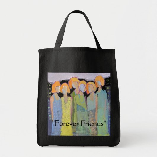 "Forever Friends"-Canvas tas (Voorkant)