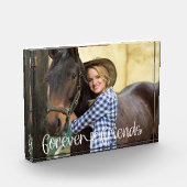 Forever Friends Cute Love Heart Typografie Fotoblokken (Links)