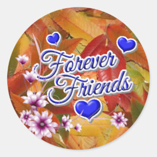 Forever Friends design Ronde Sticker