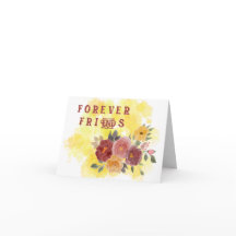 Forever Friends: Floral Wenskaart