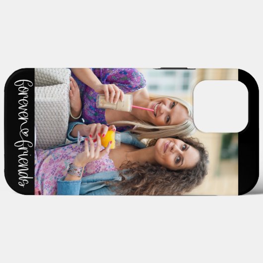 Forever Friends Heart Typografie Case-Mate iPhone Case (Achterkant (horizontaal))