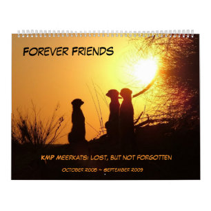 Forever Friends - Meerkat Calendar Kalender