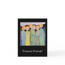 "Forever Friends" Opmerking Kaart