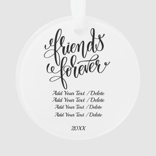 Forever Friends Ornament (achterkant)