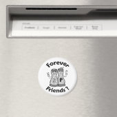 Forever Friends ronde magneet (Insitu (Vaatwasser))