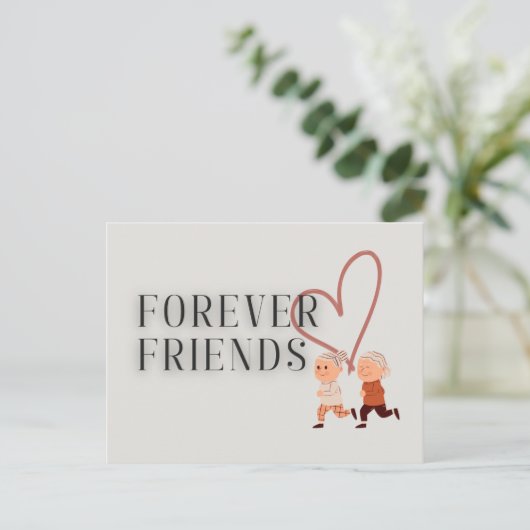 Forever Friends: Runner Briefkaart (Staand voorkant)