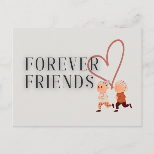 Forever Friends: Runner Briefkaart (Voorkant)