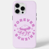 Forever Friends Schattige Roze Paddestoel Case-Mate iPhone Case (Achterkant)