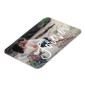 Forever geborsteld sparen de Magnet van de Datum Magneet (Linkerzijde)