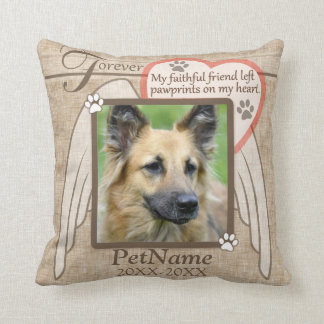 Forever geliefde Angel Wings Pet Sympathie Aangepa Kussen