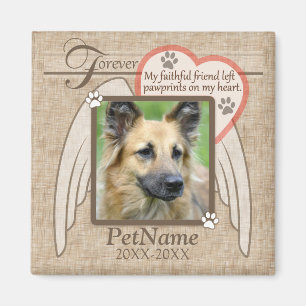 Forever geliefde Angel Wings Pet Sympathie Aangepa Magneet