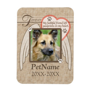Forever geliefde Angel Wings Pet Sympathie Aangepa Magneet