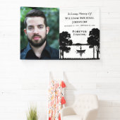 Forever Geviste Custom Photo Memorial Funeral Spandoek (Insitu)