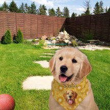 Forever Golden Stijlvolle Golden Retriever Bloemen