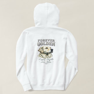 Forever Goudharige Retriever Huisdierliefhebber T- Hoodie