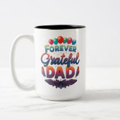 Forever Grateful, Dad - Twee-tone Mok (15 oz) (Links)