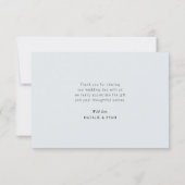 FOREVER GRATEFUL | trouwbedankt voor je kaart (Achterkant)