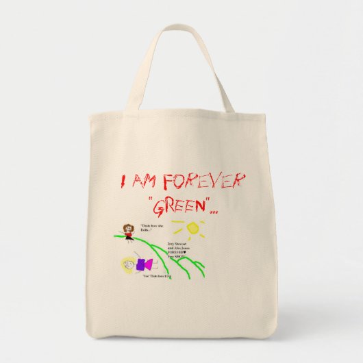 Forever Green Tote Bag (Voorkant)