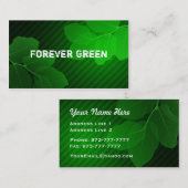Forever Green Visitekaartjes (Voorkant / Achterkant)