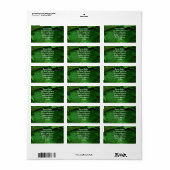 Forever groen etiket (Full Sheet)