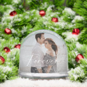 Forever has a nice ring Photo Engagement Modern  Sneeuwbol (Kerstmis)