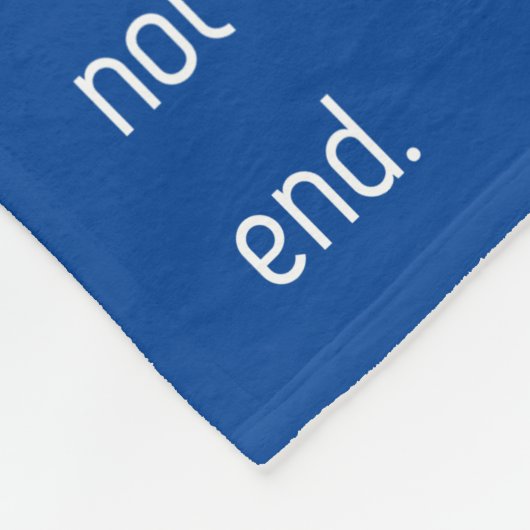 Forever has no end fleece deken (Hoek)