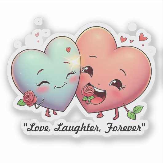 Forever Heart Duo aangekondigd Sticker (Voorkant)