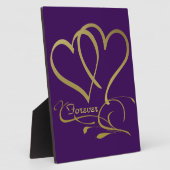 Forever Hecht Goud editable achtergrondkleuren Fotoplaat (Zijkant)