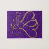 Forever Hecht Goud editable achtergrondkleuren Legpuzzel (Horizontaal)