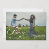 Forever heeft een aangename Ring aan het 2 Foto Ve Aankondiging (Voorkant)