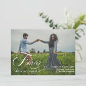 Forever heeft een aangename Ring aan het 2 Foto Ve Aankondiging (Staand voorkant)